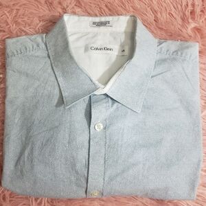 Calvin Klein men dress shirt Large size
